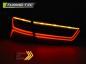 Preview: LED Lightbar Rückleuchten für Audi A6 4G C7 Limo 11-14 Rot dynamischer Blinker