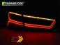 Preview: LED Lightbar Rückleuchten für Audi A6 4G  Limo 11-14 Schwarz dynamischer Blinker
