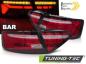 Preview: Voll LED Lightbar Rückleuchten für Audi A5 Coupe Cabrio Sportback 11- Rot/Chrom