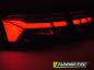 Preview: Voll LED Lightbar Rückleuchten für Audi A5 Coupe Cabrio Sportback 11- Rot/Chrom