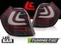 Preview: Voll LED Lightbar Rückleuchten für 1er BMW E87 Bj. 04-07 Rot/Smoke
