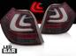 Preview: Voll LED Lightbar Rückleuchten für 1er BMW E87 Bj. 04-07 Rot/Smoke