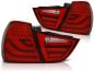 Preview: LED Lightbar Rückleuchten für BMW E90 LCI Limo Bj. 08-12 Rot/Chrom