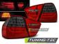 Preview: LED Lightbar Rückleuchten für BMW E90 Limo Bj. 05-08 Rot/Smoke