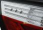 Preview: LED Lightbar Rückleuchten für BMW E60 LCI Limo Bj. 07-10 Rot/Chrom