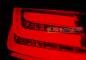 Preview: LED Lightbar Rückleuchten für BMW E60 LCI Limo Bj. 07-10 Rot/Chrom
