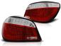 Preview: LED Lightbar Rückleuchten für BMW E60 LCI Limo Bj. 07-10 Rot/Chrom