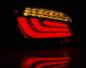 Preview: LED Lightbar Rückleuchten für BMW E60 LCI Limo Bj. 07-10 Rot/Smoke