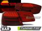 Preview: LED Lightbar Rückleuchten für BMW E92 Coupe Bj. 06-10 Rot/Smoke LCI Optik