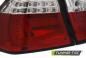 Preview: LED Lightbar Rückleuchten für BMW E90 Limo Bj. 05-08 Rot/Chrom