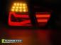 Preview: LED Lightbar Rückleuchten für BMW E90 Limo Bj. 05-08 Rot/Smoke