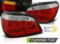 Preview: LED Rückleuchten für BMW E60 LCI Limo Bj. 07-10 Rot/Chrom dynamischer Blinker