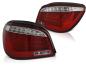 Preview: LED Lightbar Rückleuchten für BMW E60 LCI Limo Bj. 07-10 Rot/Chrom