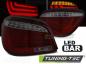 Preview: LED Lightbar Rückleuchten für BMW E60 LCI Limo Bj. 07-10 Rot/Smoke