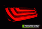 Preview: LED Lightbar Rückleuchten für BMW E60 LCI Limo Bj. 07-10 Rot/Smoke