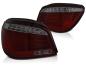 Preview: LED Lightbar Rückleuchten für BMW E60 LCI Limo Bj. 07-10 Rot/Smoke