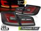 Preview: Voll LED Lightbar Rückleuchten für BMW F10 Limo Bj. 10-16 Schwarz