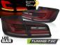 Preview: Voll LED Lightbar Rückleuchten für BMW F10 Limo Bj. 10-16 Rot/Smoke