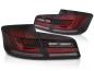 Preview: Voll LED Lightbar Rückleuchten für BMW F10 Limo Bj. 10-16 Rot/Smoke
