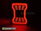 Preview: LED Lightbar Rückleuchten für Chrysler Jeep Wrangler JK ab 2007 Schwarz dynamischen Blinker