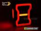 Preview: LED Lightbar Rückleuchten für Chrysler Jeep Wrangler JK ab 2007 Schwarz dynamischen Blinker
