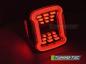 Preview: VOLL LED Upgrade Design Rückleuchten Set für Chrysler Jeep Wrangler YJ 91-96 / TJ 96-06 schwarz/rauch dynamisch