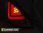 Preview: LED Lightbar Rückleuchten für Ford Fiesta MK7 Bj. 13-17 Rot/Smoke