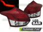 Preview: LED Lightbar Rückleuchten für Ford Focus MK3 Bj. 11-14 Rot/Chrom