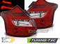 Preview: LED Lightbar Rückleuchten für Ford Focus MK3 Bj. 11-14 Rot/Chrom