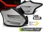 Preview: LED Lightbar Rückleuchten für Ford Focus MK3 Bj. 15-18 Chrom dynamischer Blinker