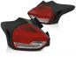 Preview: LED Lightbar Rückleuchten für Ford Focus MK3 15-18 Rot/Chrom dynamischer Blinker