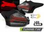 Preview: LED Lightbar Rückleuchten für Ford Focus MK3 15- Schwarz/Rot dynamischer Blinker