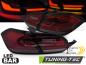 Preview: Voll LED Lightbar Rückleuchten für Ford Fiesta MK8 Bj. 17-21 Rot/Smoke
