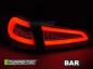 Preview: Voll LED Lightbar Rückleuchten für Ford Focus MK3 Turnier Bj. 11-18 Schwarz
