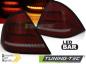 Preview: Voll LED Lightbar Rückleuchten für Mercedes C-Klasse W203 Limo 04-07 Rot/Smoke