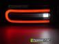 Preview: LED Lightbar Rückleuchten für Mercedes G-Klasse G550 G63 AMG  2018-2024 rot weiss dynamischen Blinker