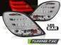 Preview: LED Lightbar Rückleuchten für Peugeot 207 Bj. 06-09 Chrom