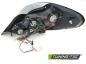 Preview: LED Lightbar Rückleuchten für Peugeot 207 Bj. 06-09 Rot/Chrom