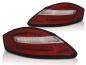 Preview: Voll LED Lightbar Rückleuchten für Porsche Boxster 987 + Cayman 04-09 Rot/Chrom