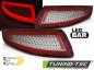 Preview: Voll LED Lightbar Rückleuchten für Porsche 911 997 Bj. 04-08 Rot/Chrom
