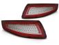 Preview: Voll LED Lightbar Rückleuchten für Porsche 911 997 Bj. 04-08 Rot/Chrom