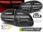 Preview: Voll LED Lightbar Rückleuchten für Porsche Cayenne 958 92A Bj. 10-14 Schwarz
