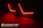 Preview: LED Lightbar Rückleuchten für Seat Leon 1P1 Facelift Bj. 09-12 Rot/Smoke