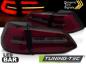 Preview: Voll LED Lightbar Rückleuchten für VW Golf 7 Variant Facelift 17-20 Rot/Smoke