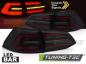Preview: Voll LED Lightbar Rückleuchten für VW Golf 7 Variant 17-20 Schwarz Smoke