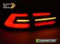 Preview: Voll LED Lightbar Rückleuchten für VW Golf 7 Variant 17-20 Schwarz Smoke
