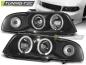 Preview: LED Angel Eyes Scheinwerfer für Audi A4 B5 94-98 schwarz