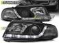 Preview: LED Tagfahrlicht Design Scheinwerfer für Audi A4 B5 94-98 schwarz