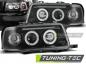 Preview: Scheinwerfer Angel Eyes für Audi 80 B4 Bj. 91-96 Schwarz