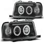 Preview: Scheinwerfer Angel Eyes für Audi 80 B4 Bj. 91-96 Schwarz